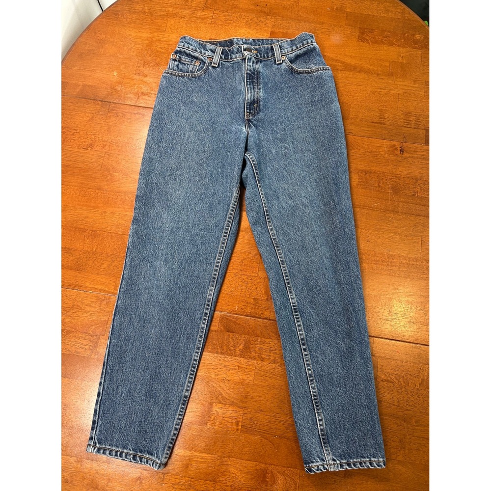 Vintage Levi's 550 Jeans Womens 8 Pet M Blue Relaxed Fit Tapered Leg High Rise